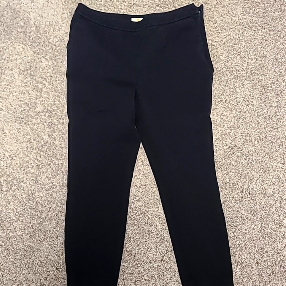 Boden USA Black dress pants. Size 10R. Side zip